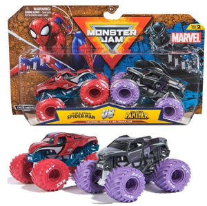 Monster Jam 2 Pack Official 1:64 Scale Diecast Truck Ages 3+ New Toy Race Car