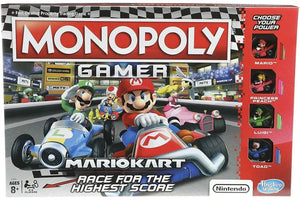 Monopoly Gamer Mario Kart Race for highest score Board Game Ages 8+ Toy Play Fun