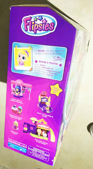VTech Flipsies Sandy's House and Ocean Cruiser Dollhouse Castle Gift Water Bo