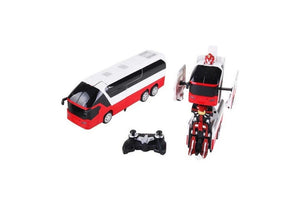 MZ Transforming Toy Bus 2372P RC IR Remote Control Robot Car Race Racing Robot