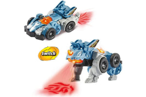 Vtech Switch & Go Dinos- Turmoil the Triceratops -Rex Toy dino Car transformer