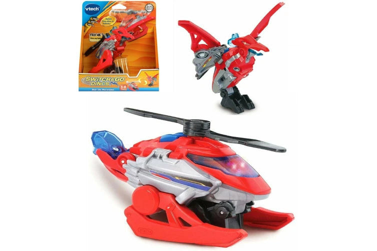 Vtech Switch & Go Dinos-Soar The Pteranodon-Ages 3+ Toy dino Car transformer