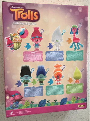 DreamWorks Trolls Mega Soft Toy Keychain 3+ Cooper Plush Toy