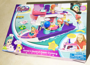 VTech Flipsies Sandy's House and Ocean Cruiser Dollhouse Castle Gift Water Bo