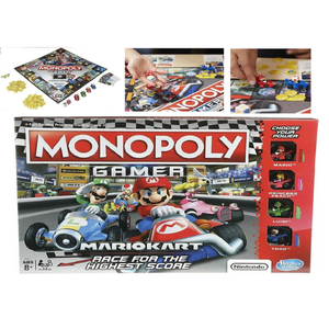 Monopoly Gamer Mario Kart Race for highest score Board Game Ages 8+ Toy Play Fun