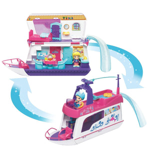 VTech Flipsies Sandy's House and Ocean Cruiser Dollhouse Castle Gift Water Bo