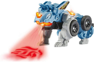 Vtech Switch & Go Dinos- Turmoil the Triceratops -Rex Toy dino Car transformer