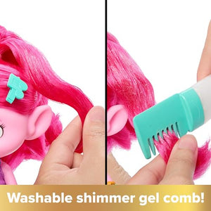 Mattel DreamWorks Trolls Queen Poppy Doll 15+ Accessories Glitter Comb