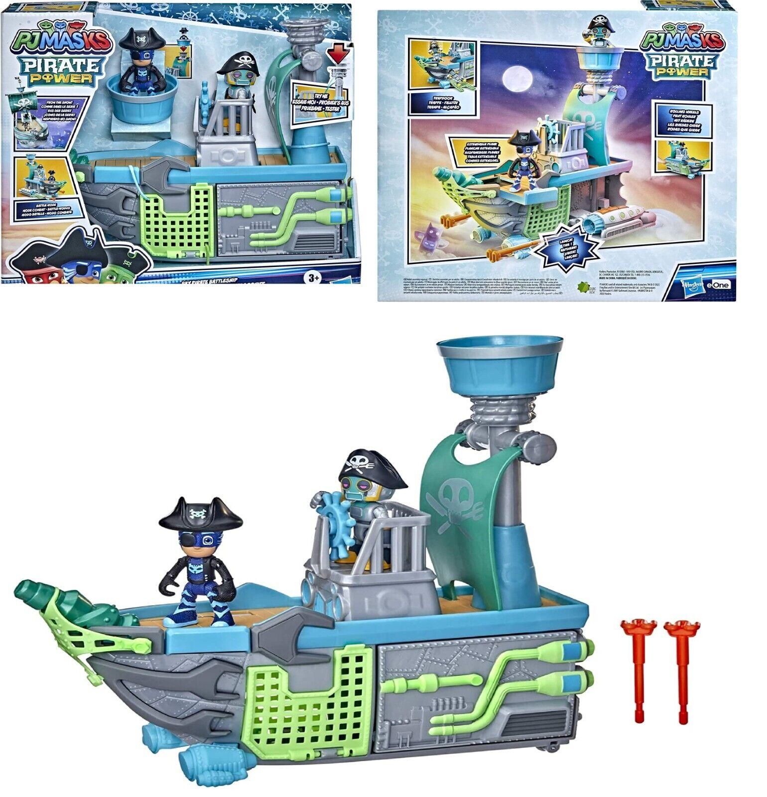 PJ Masks Sky Pirate Battleship Preschool Toy Vehicle Playset Ages 3+ Toy Ship