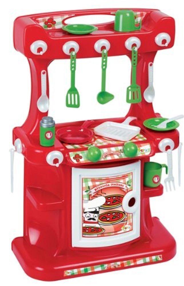 Large Kitchen Set Pretend Play Cooking Toy Faro Restaurant Italian Chef 3+ Girls