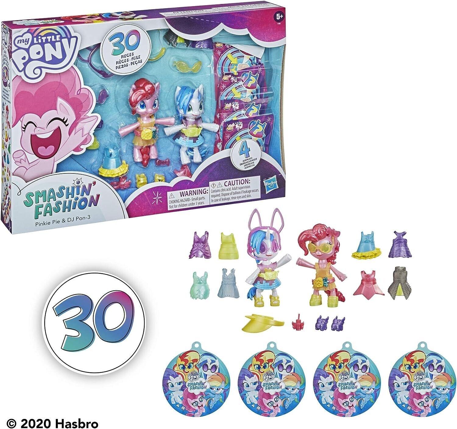 My Little Pony Smashin Fashion Pinkie Pie Doll Ages 5+ New Toy Balloon Rainbow
