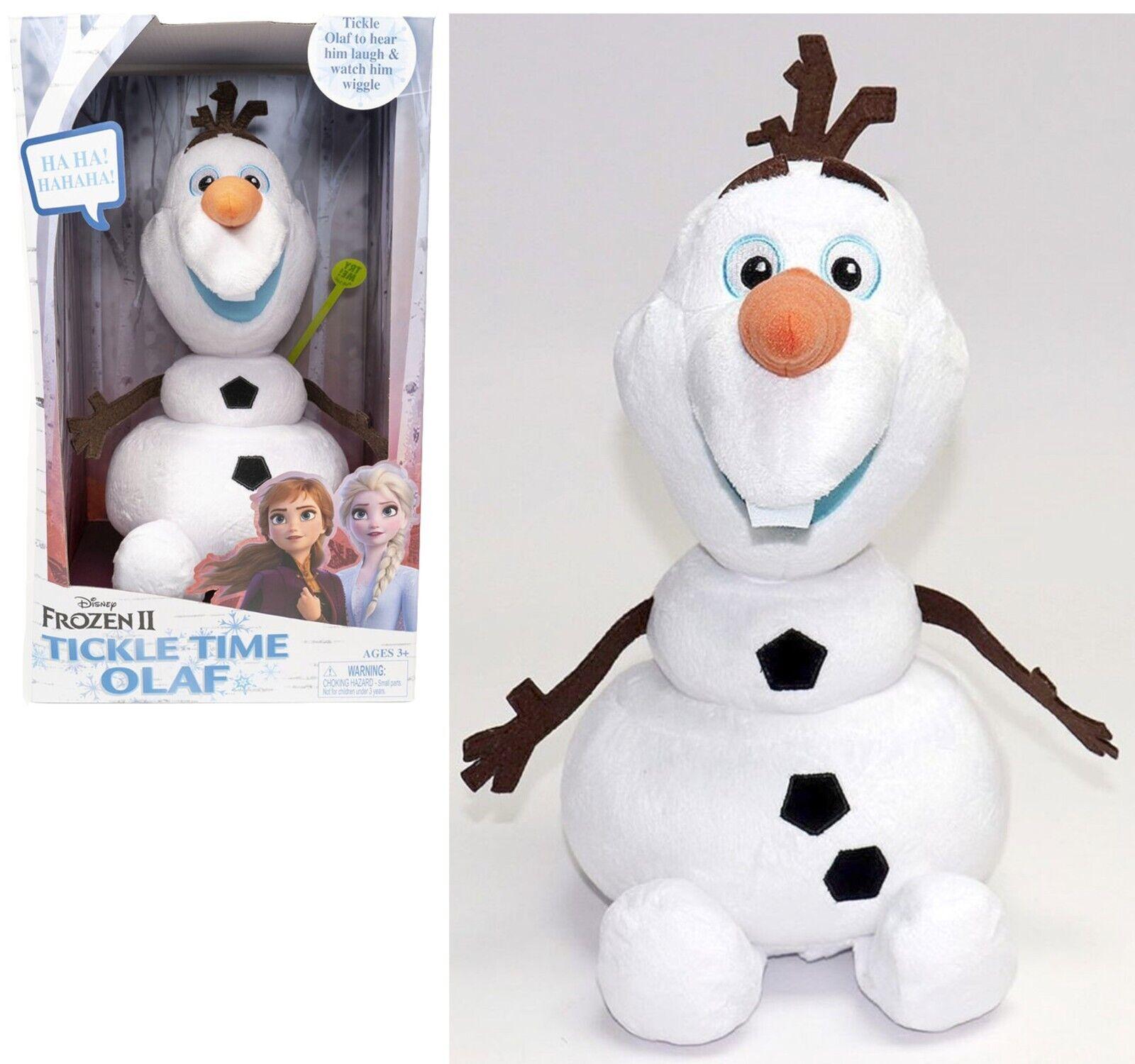 Frozen Tickle Time Olaf Feature Soft Plush Doll Ages 3+ New Toy Play