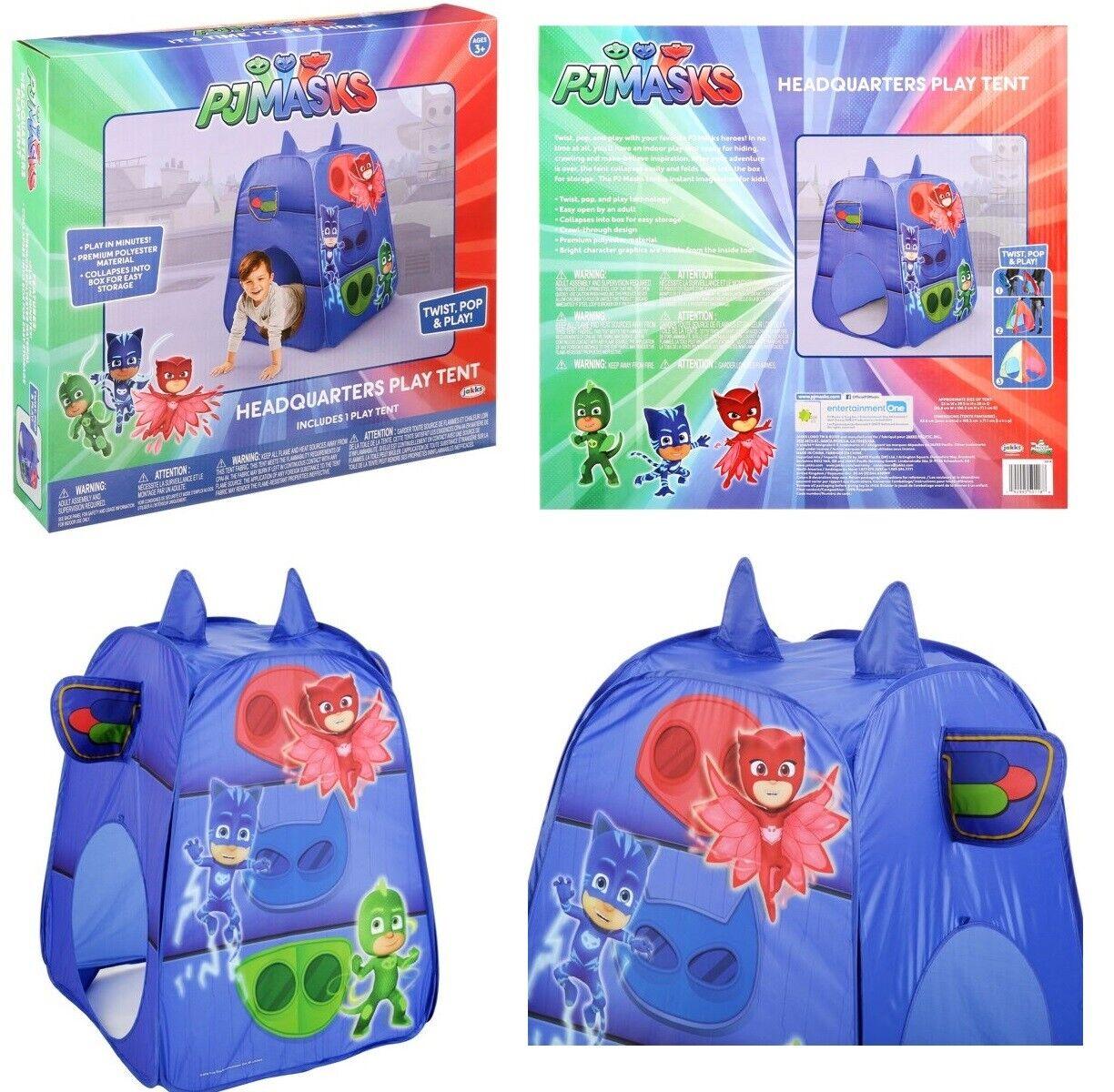 PJ Masks Headquarter Play Tent Ages 3+ New Toy Gift Catboy Owlette Gekko