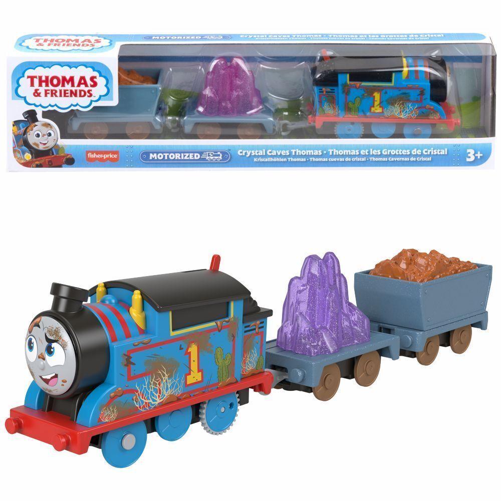 Thomas & Friends Motorised Trackmaster Moments Crystal Caves Train Engine, Multicolor