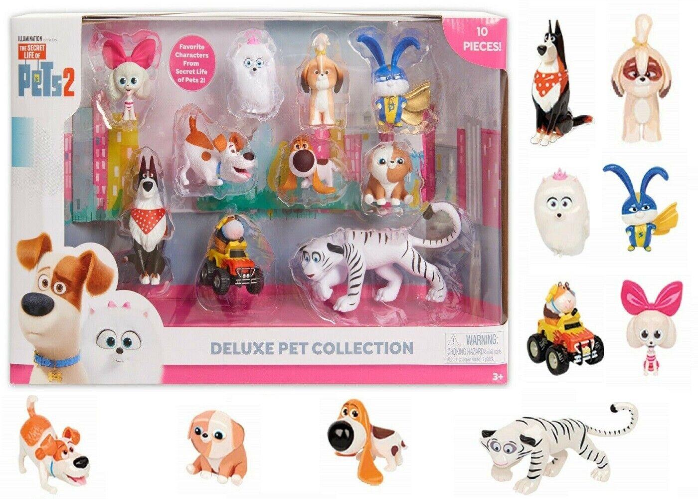 Secret Life of Pets 2 Deluxe Pet Collection 10 Pack 3+ Toy Play Animals Jungle