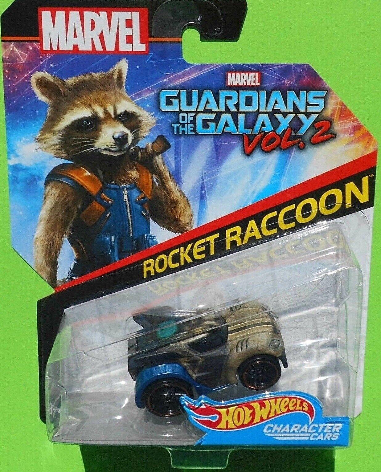 Hot Wheels Marvel Car 3+ Toy Rocker Raccoon Character Car Race Fun
