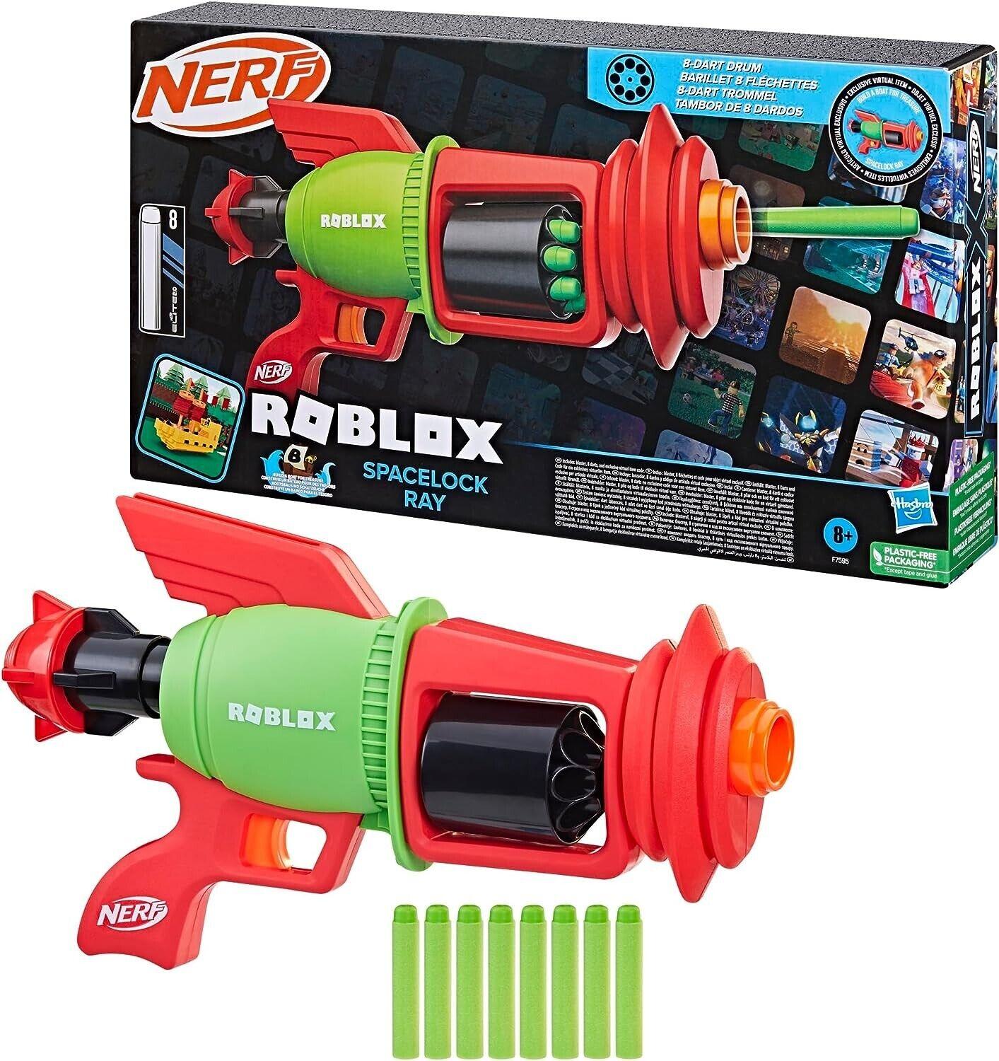 Nerf Roblox Spacelock Ray Blaster Build A Boat For Treasure Ages 8+ New Toy Gun