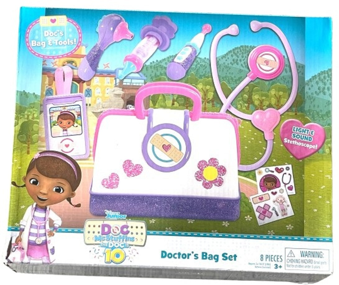 Doc Mcstuffins Toy Hospital Doctor Bag Set Ages 3+ Toy Doll Play Nurse