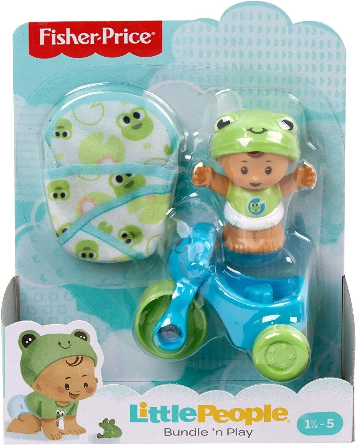Fisher Price Little People Bundle n Play Ages 2+ Toy Playset includes Tricycle and Baby