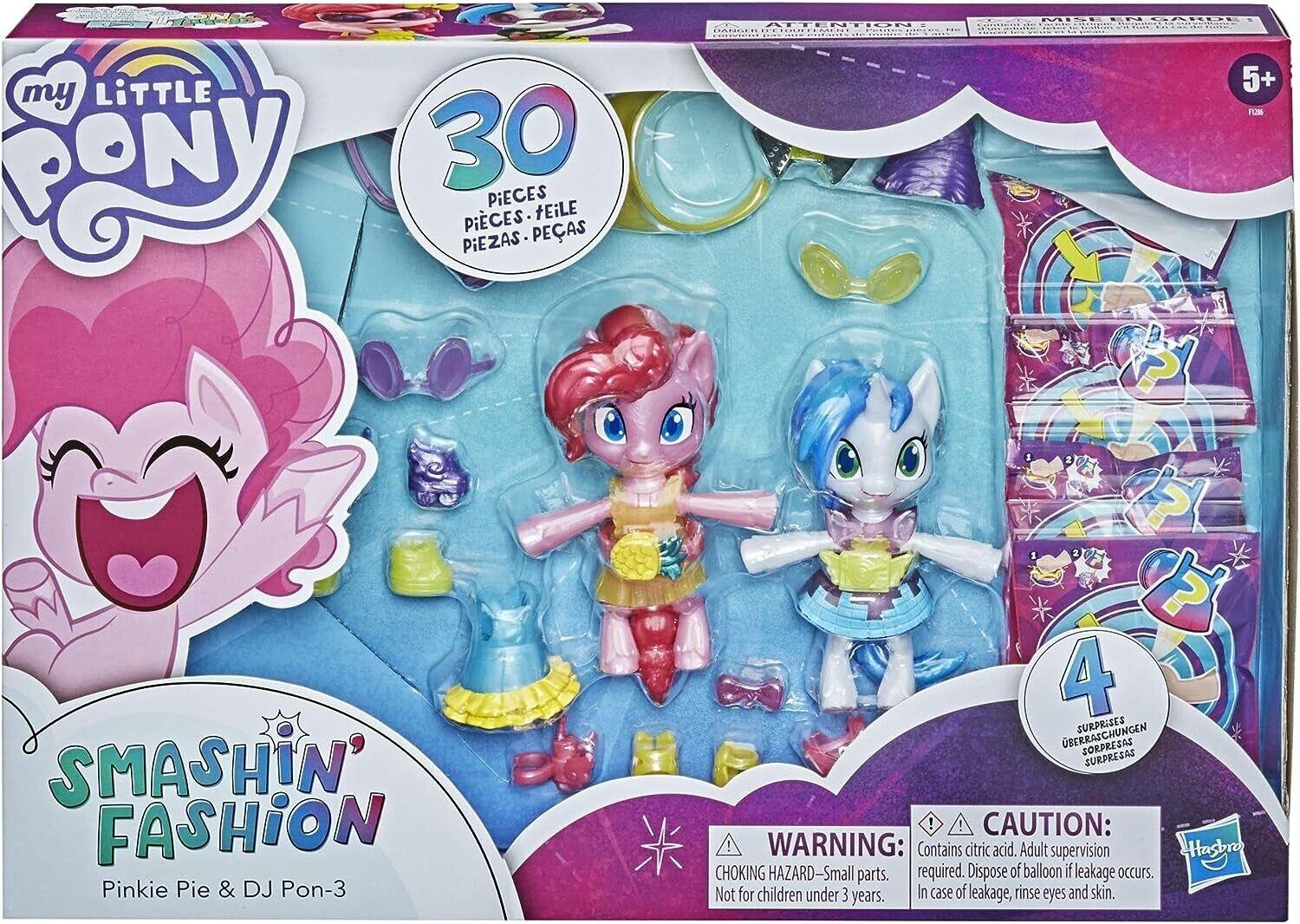My Little Pony Smashin Fashion Pinkie Pie Doll Ages 5+ New Toy Balloon Rainbow
