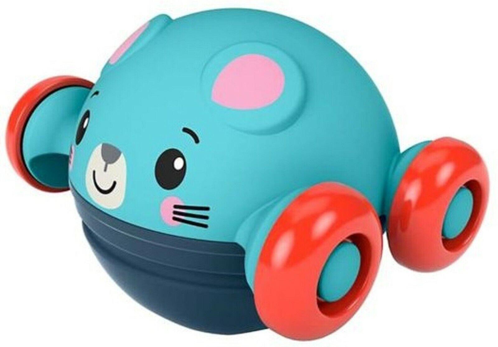 Fisher Price Baby Roll Pop and Zoom Friends Ages 2+ Toy Mouse Car