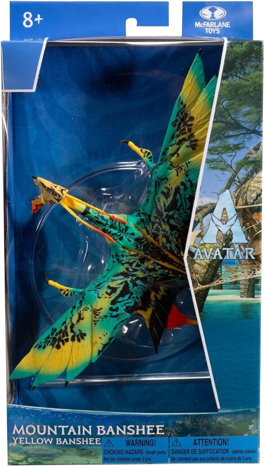 McFarlane The Way of Water World of Pandora Mountain Dragon Yellow Banshee Play Gift