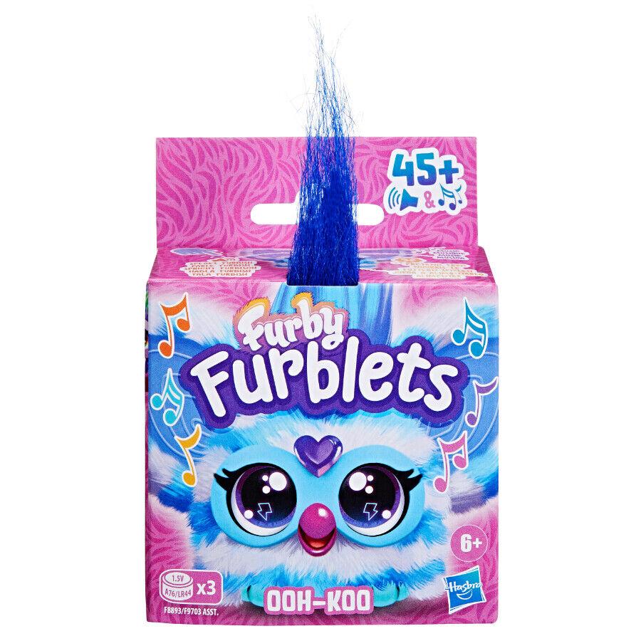 Furby Furblets Mini Electronic Plush Toy Assorted Ages 6+ New Toy 45+ Sounds - Ooh-Koo