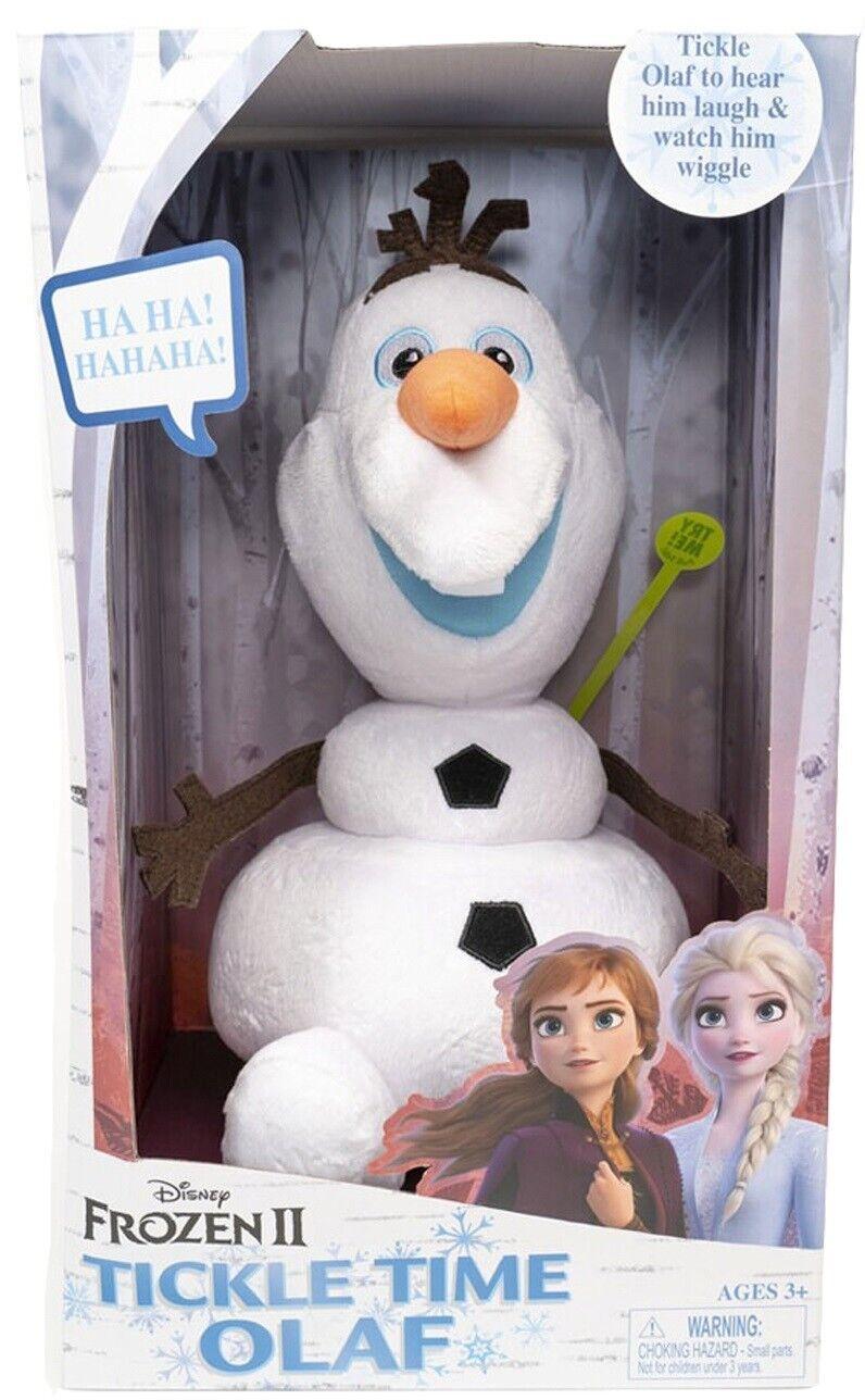Frozen Tickle Time Olaf Feature Soft Plush Doll Ages 3+ New Toy Play
