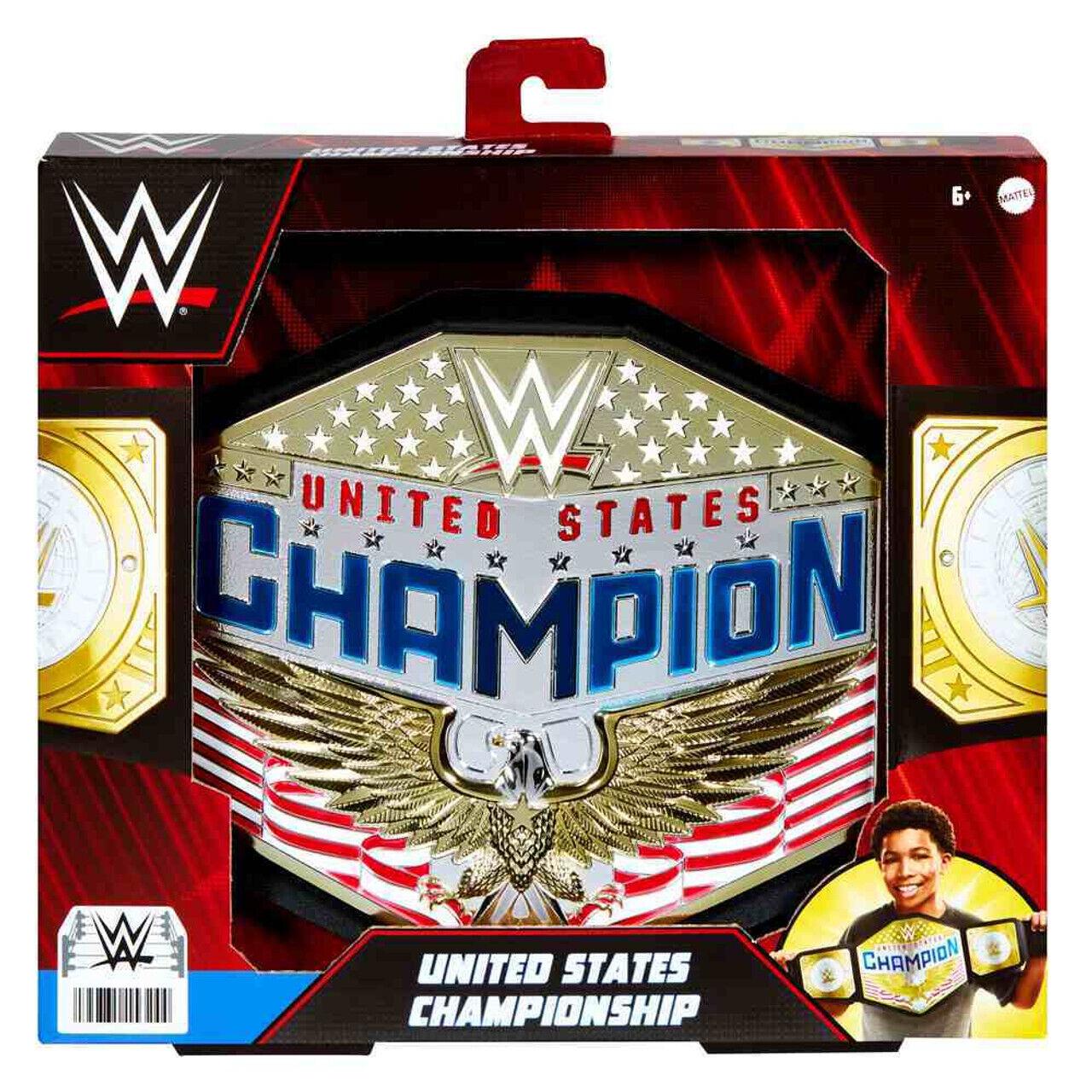 WWE UnitedStates Championship Belt forAges 8+ Toy Fight Play Ring Trophy Leather