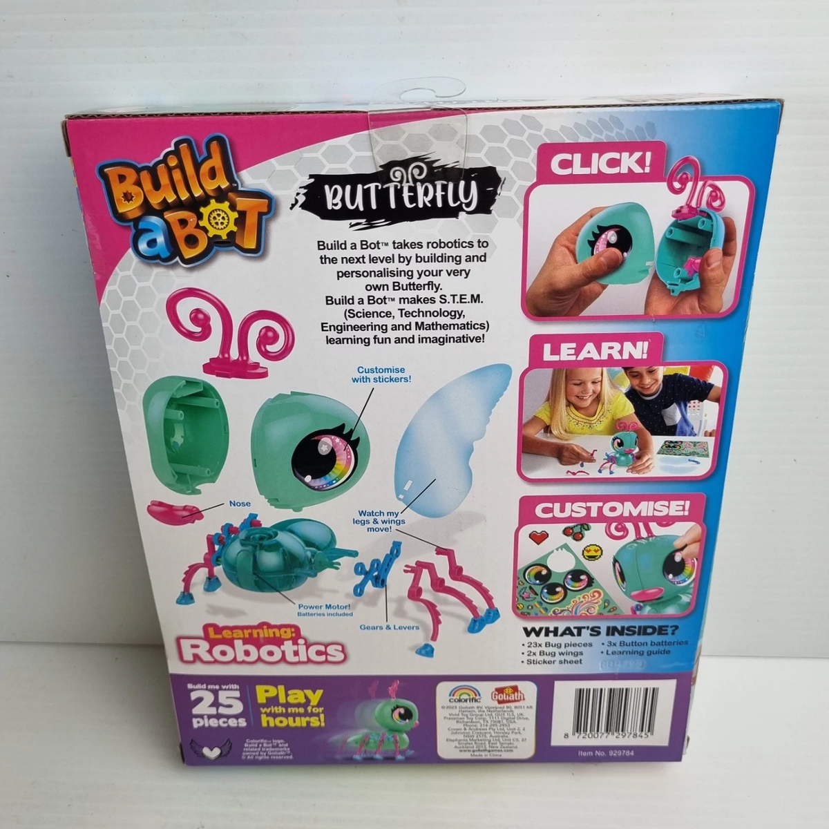 Build a Bot Build Your Own Interactive Pet Butterfly New Toy