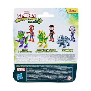 Spidey and Friends Dino Webs New Toy Ghost Spider and Rhino Dino