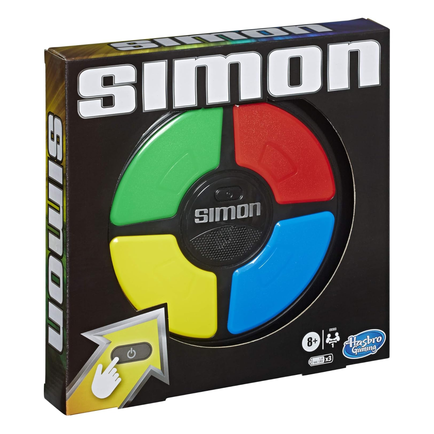 Simon Handheld Electronic Game Lights Sounds Memory Challenge Toy Ages 8 Plus