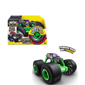 Zuru Metal Machines Over Drive Green Terrain Monster Truck Giant Wheels