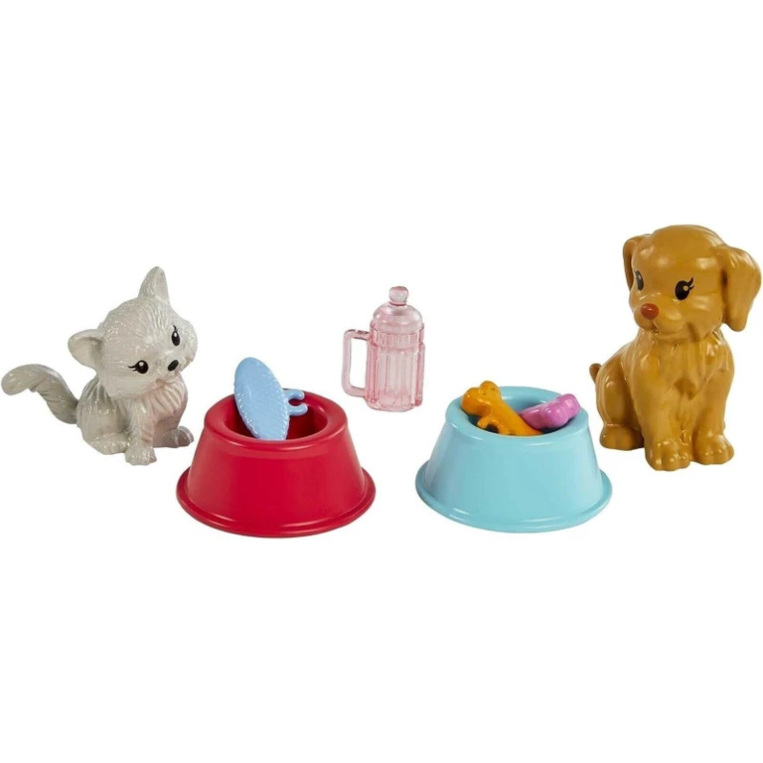 Barbie Chelsea Doll and Accessories Pet Vet Playset Doll 4 Animals 18 Pieces Fun