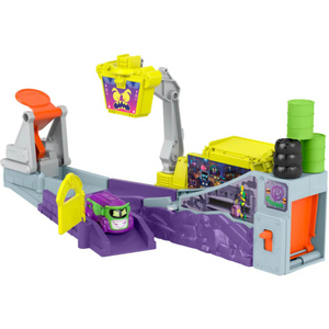 Fisher-Price Triple Launch Scrapyard Playset with Toy Car & Ramp Action 3+