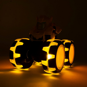 Transformers Bumblebee Monster Treads Truck Toy with Light-Up Wheels for Kids 3+