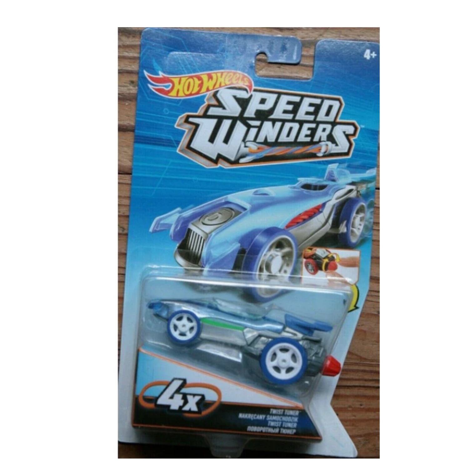 Hot Wheels Speed Winders Twist Tuner Race Car 4+ Toy Play Track Buggy Power
