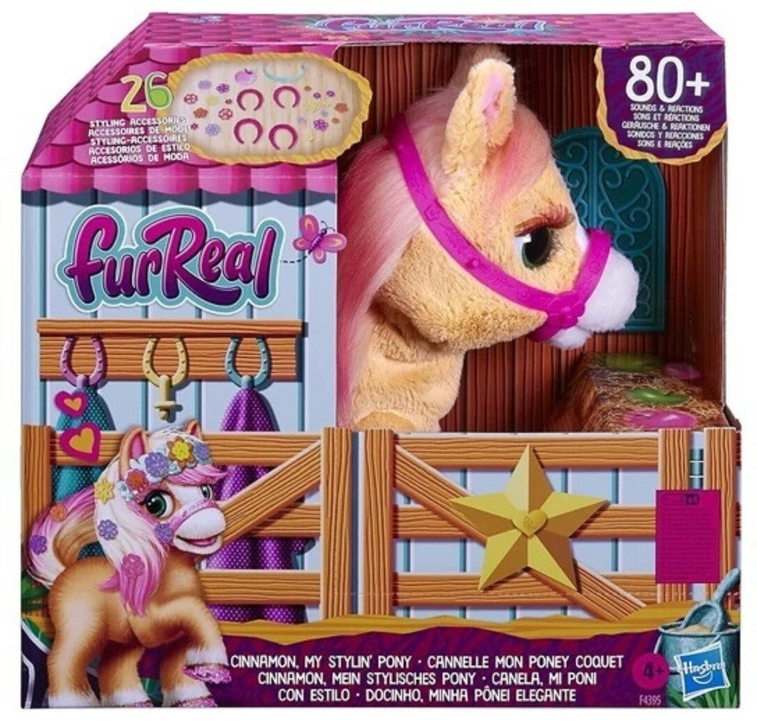 FurReal Friends Cinnamon My Stylin Pony Interactive Toy Electronic Pet Horse Fun