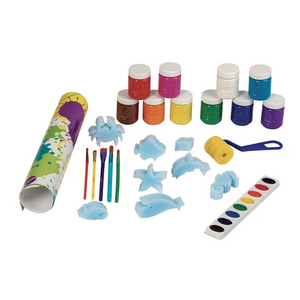 Crayola Kids Washable My Painting Case Sealife themed sponges Paint Colours Play