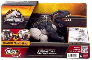 Jurassic World 2-in-1 Indoraptor Dinosaur Fierce Changers Massive Stretch Dino