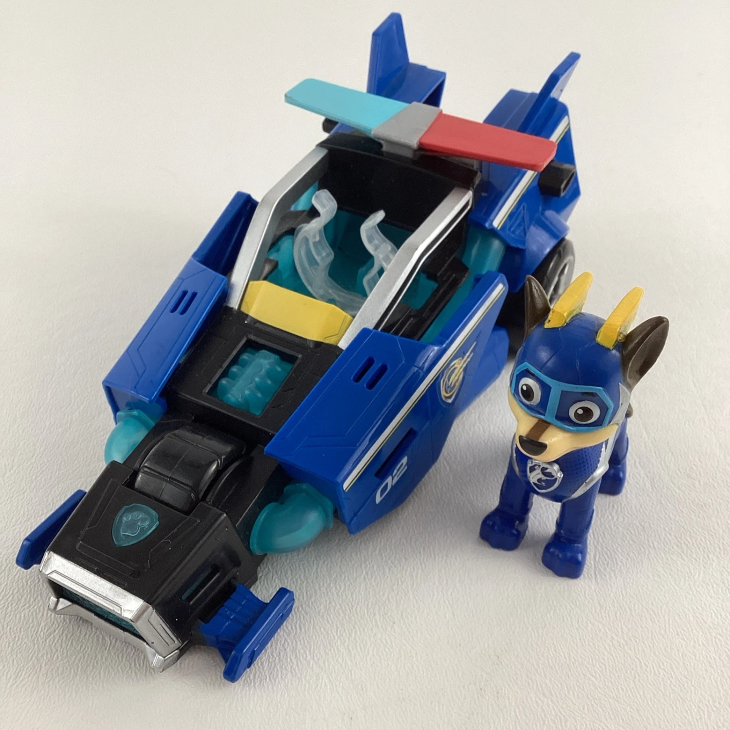 Paw Patrol-Chase Cruiser-The Mighty Movie Themed Assorted Zuma Rubble Car Truck