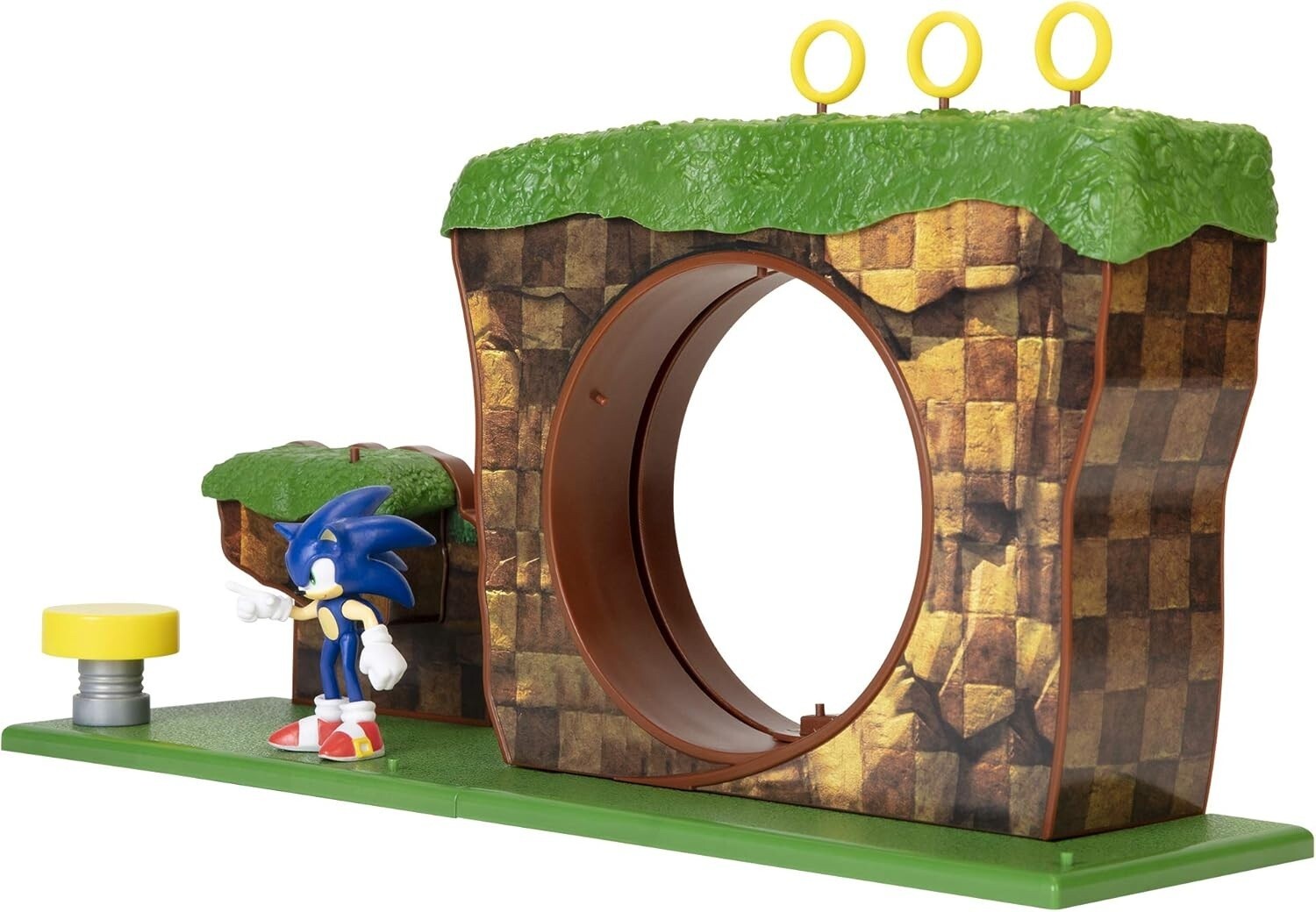Sonic Hedgehog Green Hill Zone Playset Ages 3+ New Toy Video Game Play