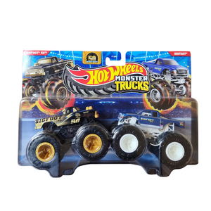 Hot Wheels Monster Trucks Bigfoot 50th vs Classic Demolition 1:64 Diecast Set