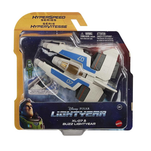 Disney Pixar Lightyear XL-07 Jet with Buzz Figure Hyperspeed Series Toy Gift