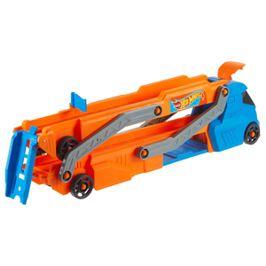 Hot Wheels Toy Car Truck Hauler Transforms into 2.5 Feet Raceway New Toy