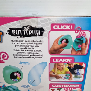 Build a Bot Build Your Own Interactive Pet Butterfly New Toy
