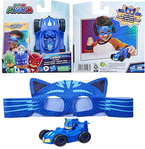 PJ Masks Hero Car And Mask Set Catboy Gekko Owlette Race Play