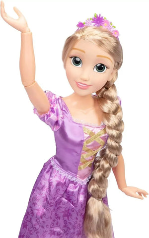 Disney Princess Rapunzel Doll Playdate 32 Inch Tall Poseable Brush Comb Hair
