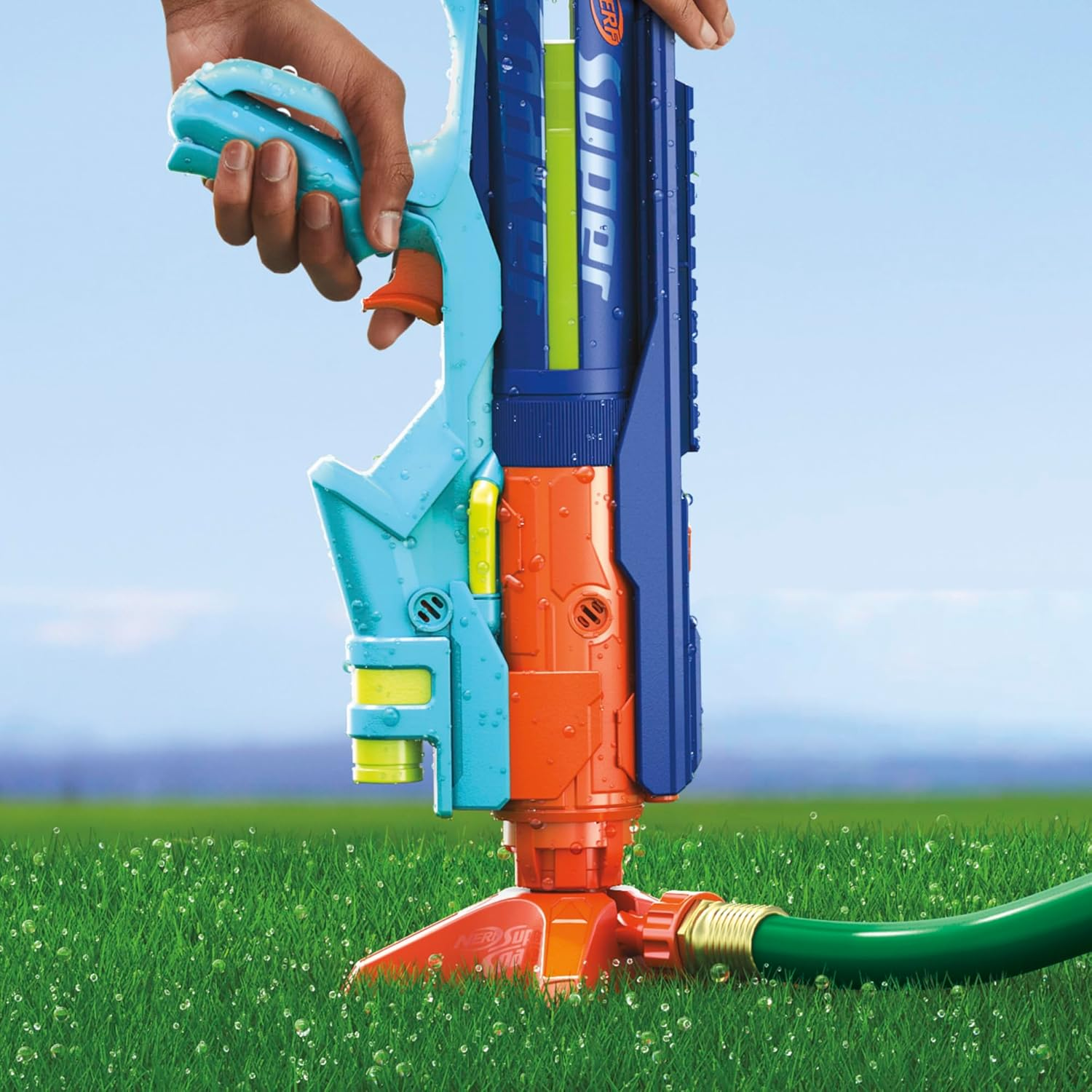 Nerf Super Soaker Power Drench Water Blaster Easy Fill Outdoor Toy Ages 8+