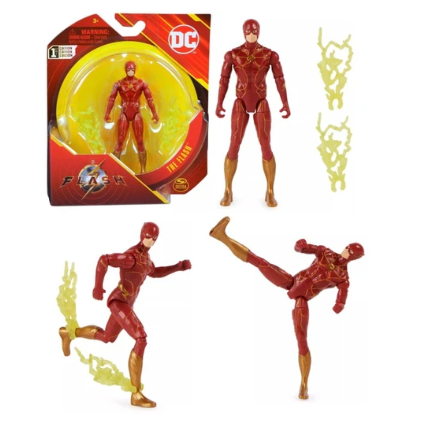 DC Comics-The Flash-The Flash Movie 4 Inch Batman Action Figure